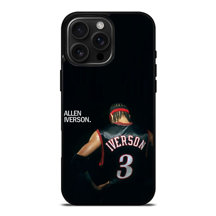 Allen Iverson  Black Case iPhone 16 Pro Max Case DC0061