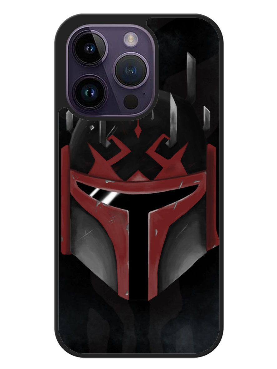 Star Wars Mandalorian face iPhone 14 Pro Case