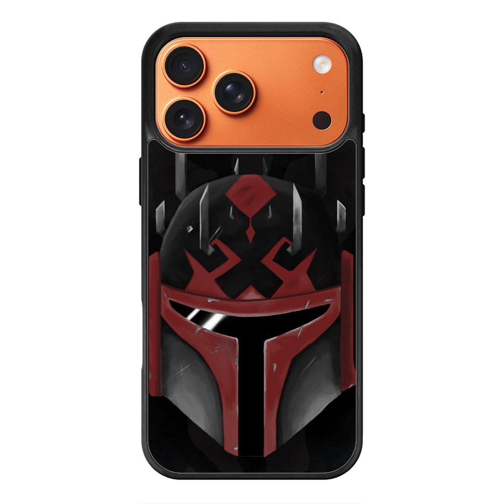 Star Wars Mandalorian face iPhone 18 Pro Case