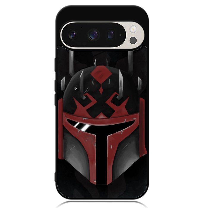 Star Wars Mandalorian face Google Pixel 9 Pro XL Case