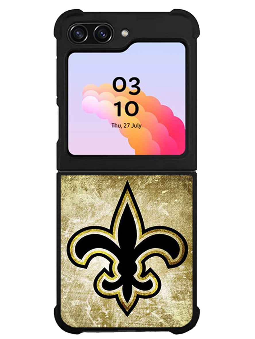 New Orleans Saints gold Samsung Galaxy Z Flip 5 5G 2023 Case
