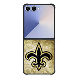 New Orleans Saints gold Samsung Galaxy Z Flip 7 5G Case