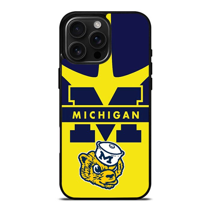 Michigan Wolverines iPhone 16 Pro Max Case DC1158