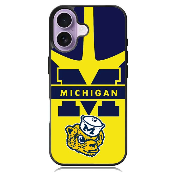 Michigan Wolverines iPhone 16 Case DC1158