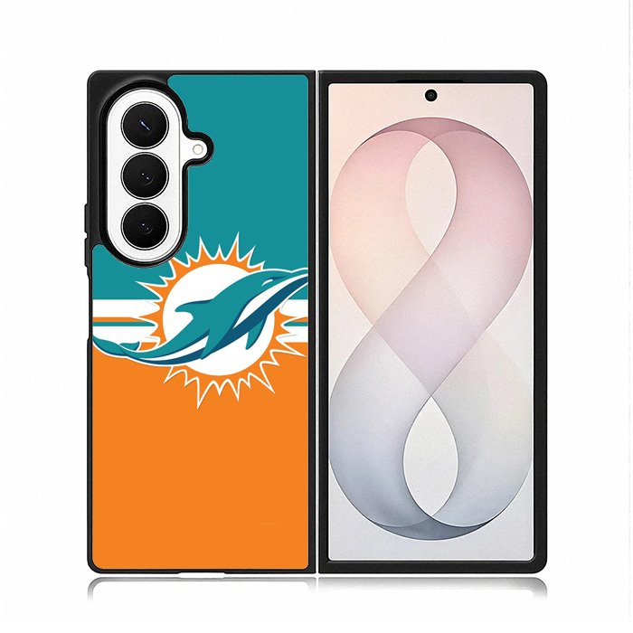 Miami Dolphins Logo Samsung Galaxy Z Fold 8 Ultra Case DC1134