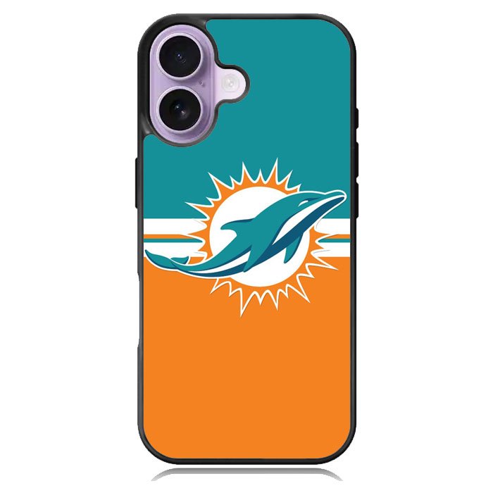 Miami Dolphins Logo iPhone 16 Case DC1134
