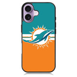 Miami Dolphins Logo iPhone 16 Case DC1134