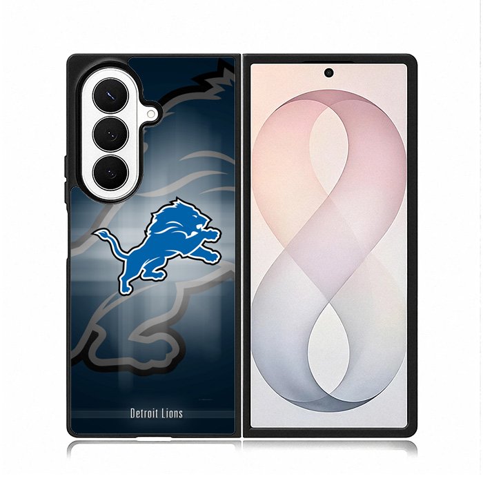 Detroit Lions Nfl Team Logo Case Samsung Galaxy Z Fold 8 Ultra Case DC0505