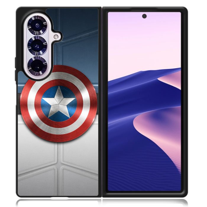 Captain America Shield Samsung Galaxy Z Fold 7 Case DC0287