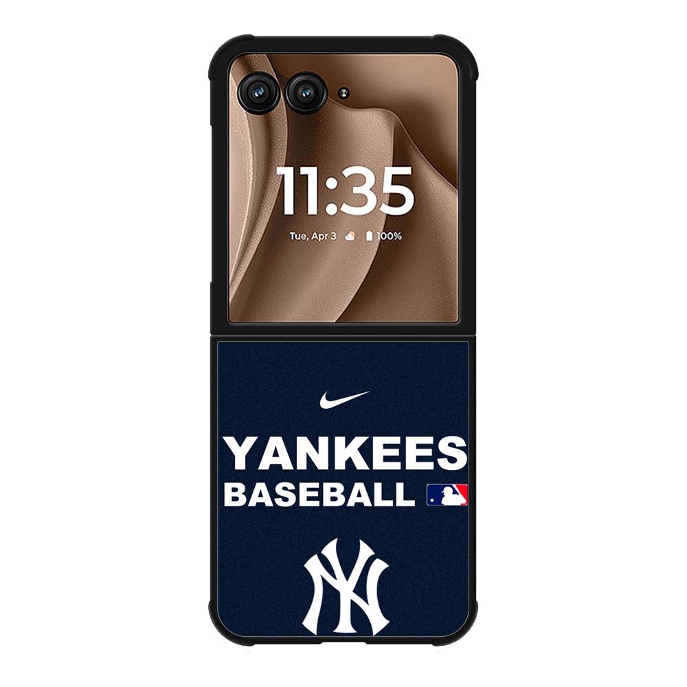 New York Yankees Baseball Motorola Moto RAZR Plus 2025 Case