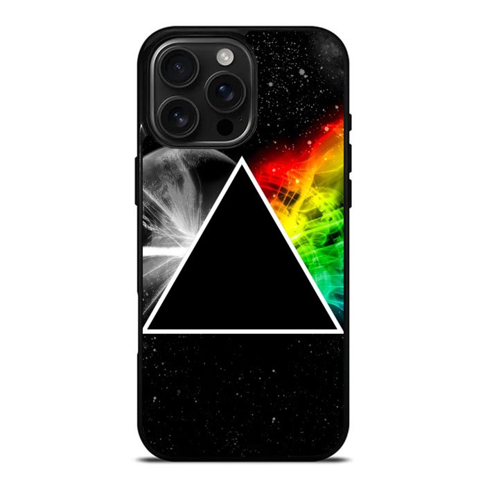 Pink Floyd Prism Rainbows Dark Side iPhone 16 Pro Case DC1436