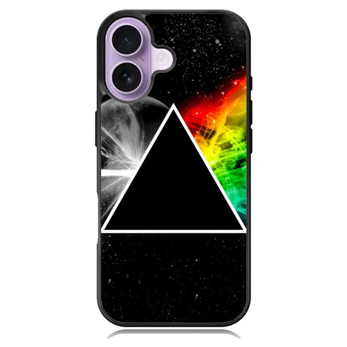 Pink Floyd Prism Rainbows Dark Side iPhone 16 Case DC1436