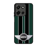 Mini Cooper Style British Racing Black Green Motorola Moto G 5G 2025 Case DC2949