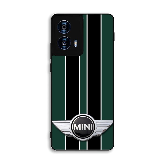 Mini Cooper Style British Racing Black Green Motorola Moto G Power 5G 2024 Case DC1163