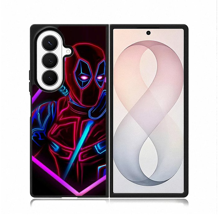 Deadpool Neon Samsung Galaxy Z Fold 8 Ultra Case DC0456