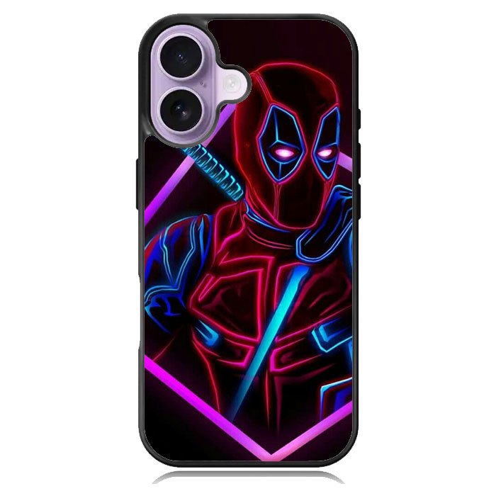 Deadpool Neon iPhone 16 Case DC0456