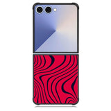 Pewdiepie Red And Black Wavy Samsung Galaxy Z Flip 7 Case DC1400