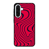 Pewdiepie Red And Black Wavy Samsung Galaxy A56 Case DC1400