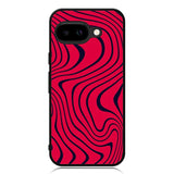 Pewdiepie Red And Black Wavy Google Pixel 9A Case DC1400