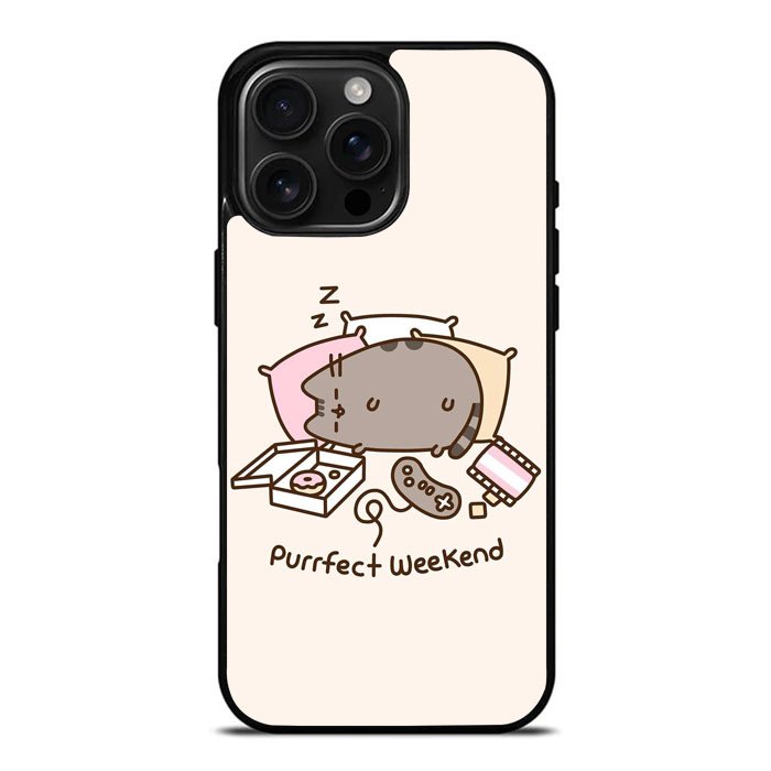 Pusheen Cat iPhone 16 Pro Max Case DC1524
