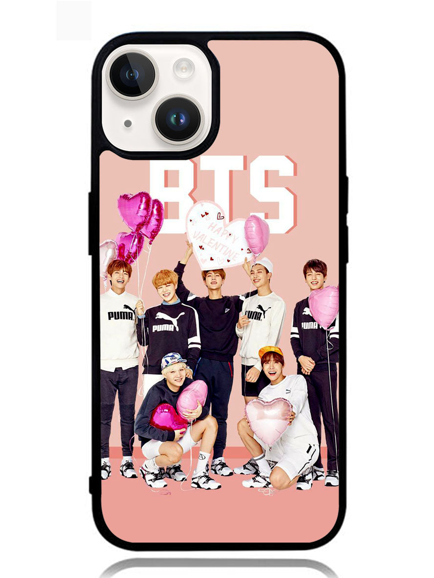 BTS Pink iPhone 14 Case