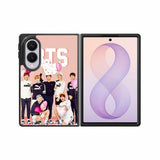 BTS Pink Samsung Galaxy Z Fold 8 Case