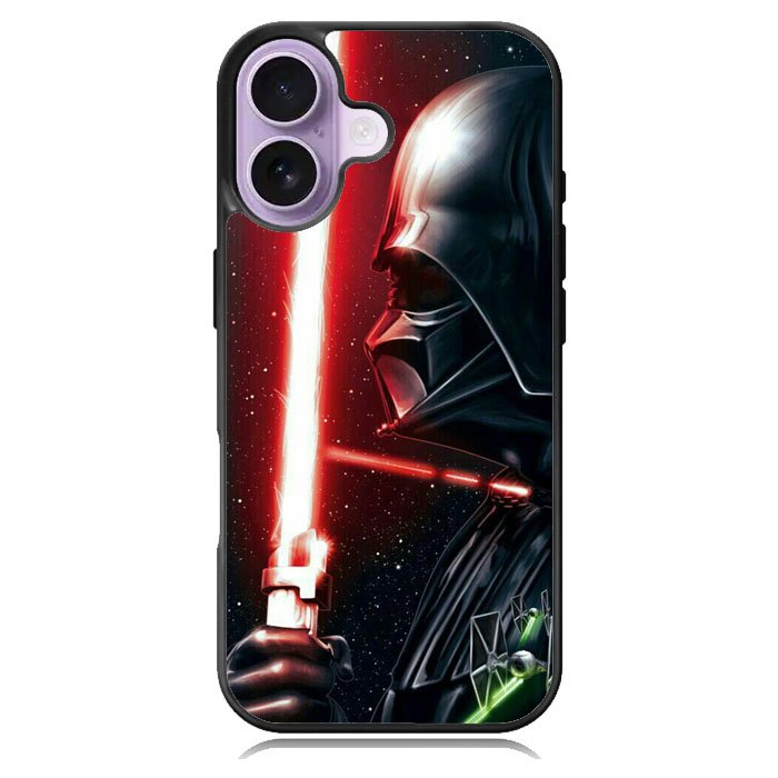 Darth Vader Red Saber iPhone 16 Plus Case DC0446