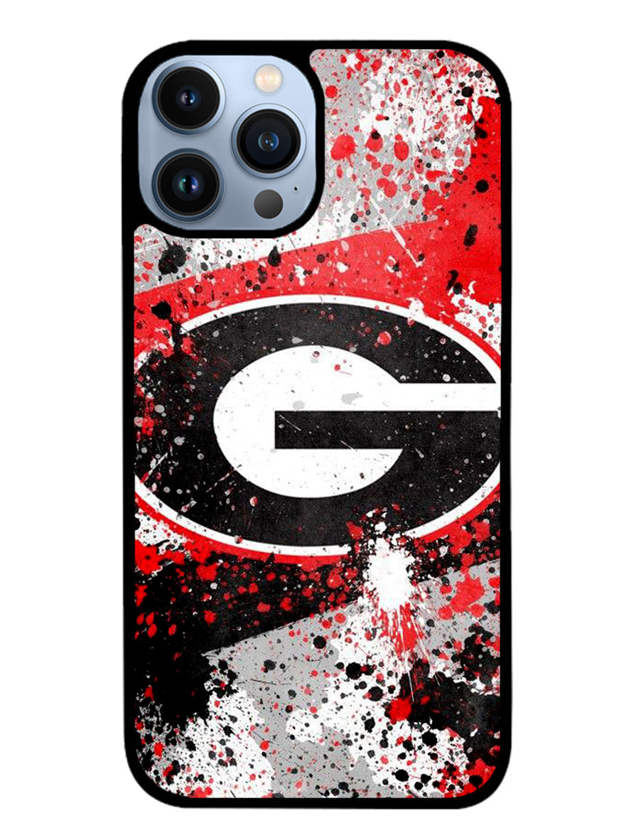 university of georgia bulldogs Logo 2nd iPhone 13 Pro Max Case