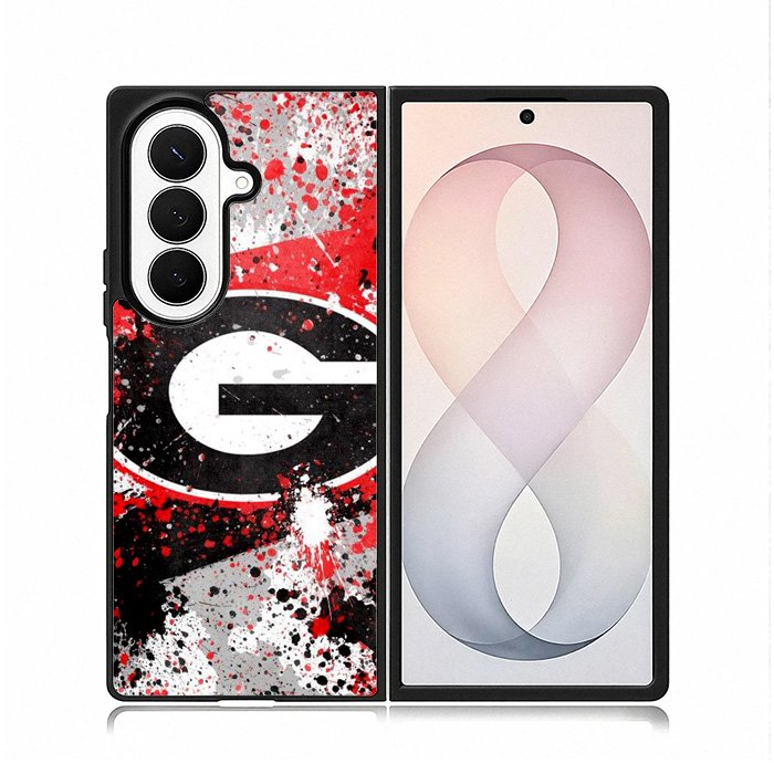 University Of Georgia Bulldogs Logo Samsung Galaxy Z Fold 8 Ultra Case DC1927