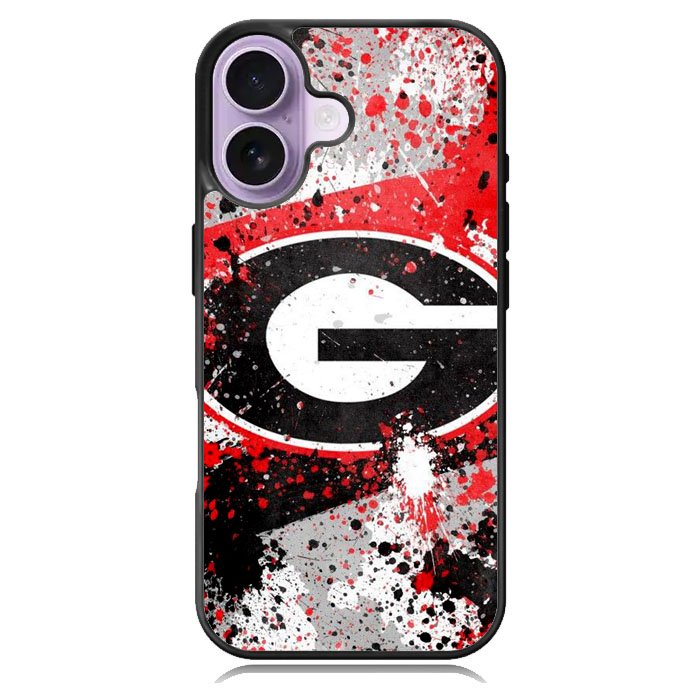 University Of Georgia Bulldogs Logo iPhone 16 Plus Case DC1927