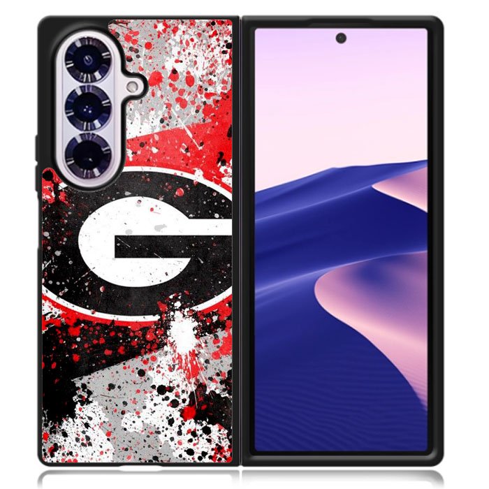 University Of Georgia Bulldogs Logo Samsung Galaxy Z Fold 7 Case DC1927
