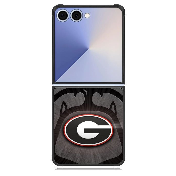 University Georgia Bulldogs Logo Samsung Galaxy Z Flip 7 Case DC1926