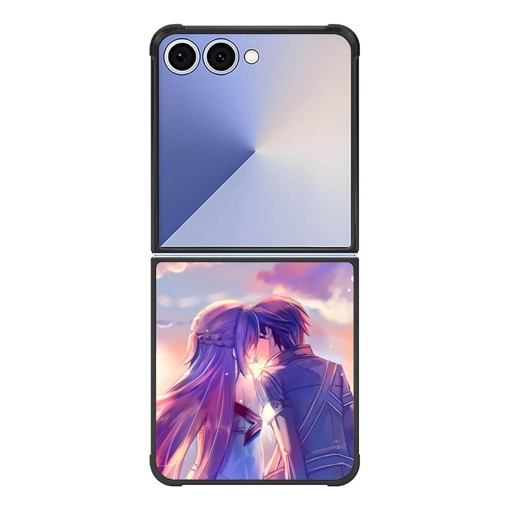 sword art online kirito and asuna Samsung Galaxy Z Flip 7 5G Case