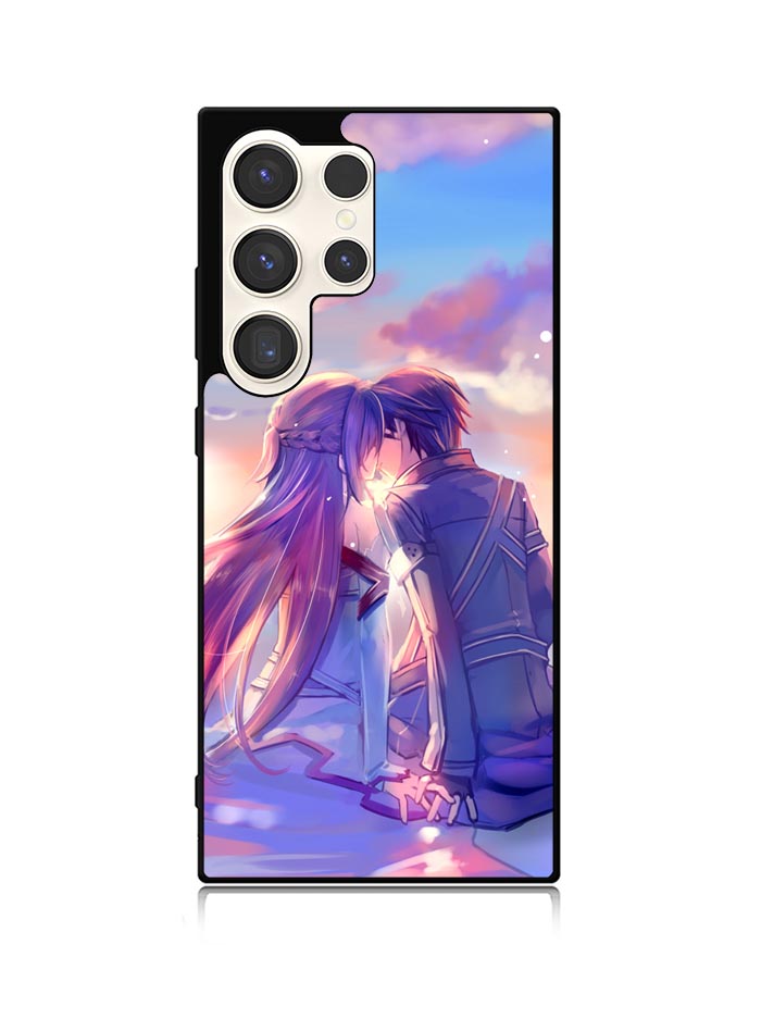 sword art online kirito and asuna Samsung Galaxy S25 Ultra 5G Case