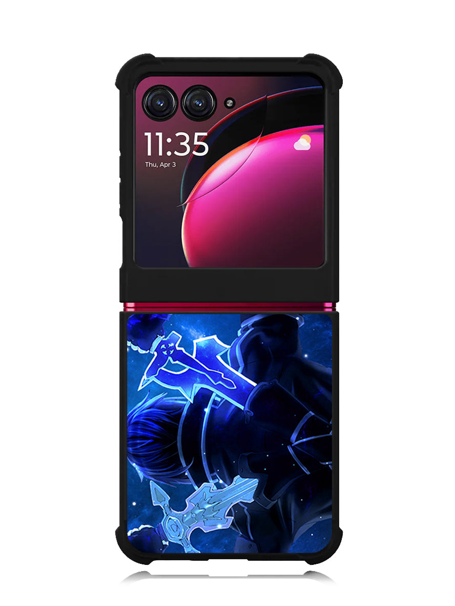 sword art online kirito 2nd Motorola Moto Razr Plus 2023 , Moto Razr+ 2023 Case