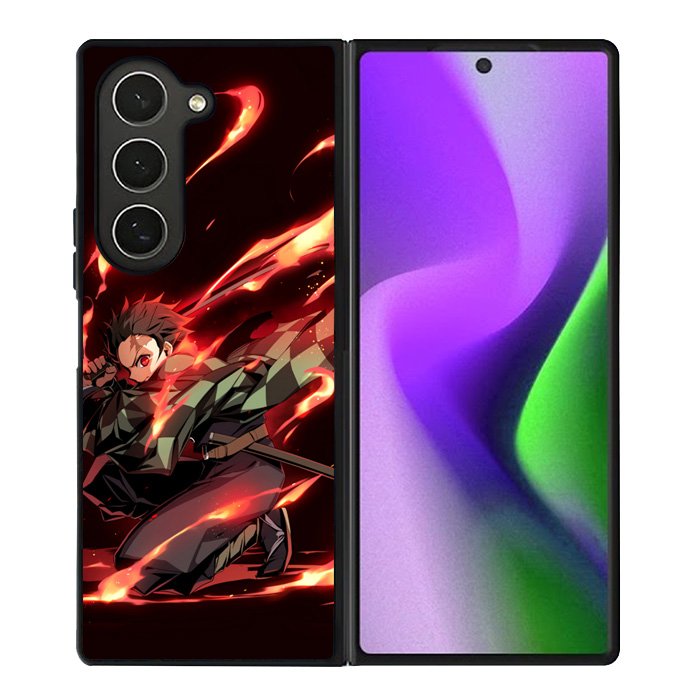 kimetsu no yaiba tanjiro Samsung Galaxy Z Fold 6 Case