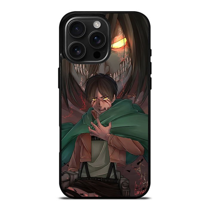 Attack On Titan Eren iPhone 16 Pro Case DC0114