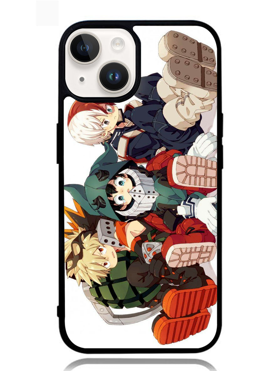 My Hero Academia Deku X Bakugou X Todoroki iPhone 14 Plus Case BLN1404