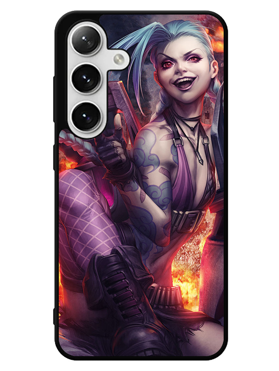 jinx league of legends Samsung Galaxy S25 5G Case