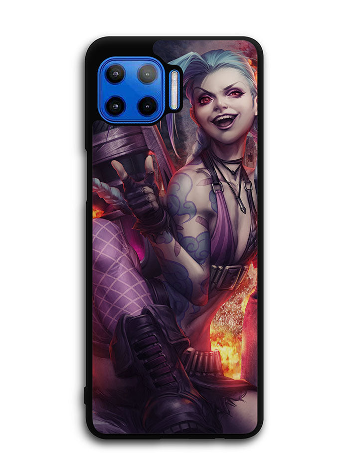 jinx league of legends Motorola Moto One 5G Case , Moto One 5G UW Case , Moto G 5G Plus Case