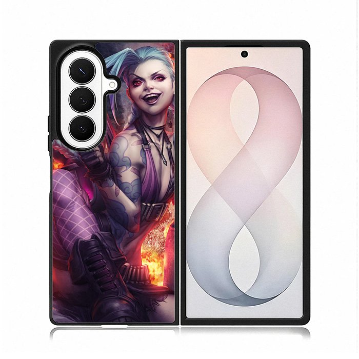 jinx league of legends Samsung Galaxy Z Fold 8 Ultra Case