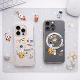 Space Astronaut iPhone Case , Samsung Case, Galaxy Phone Cover, Cute Cosmic MagSafe Case, Planet Universe Space Lover Gift