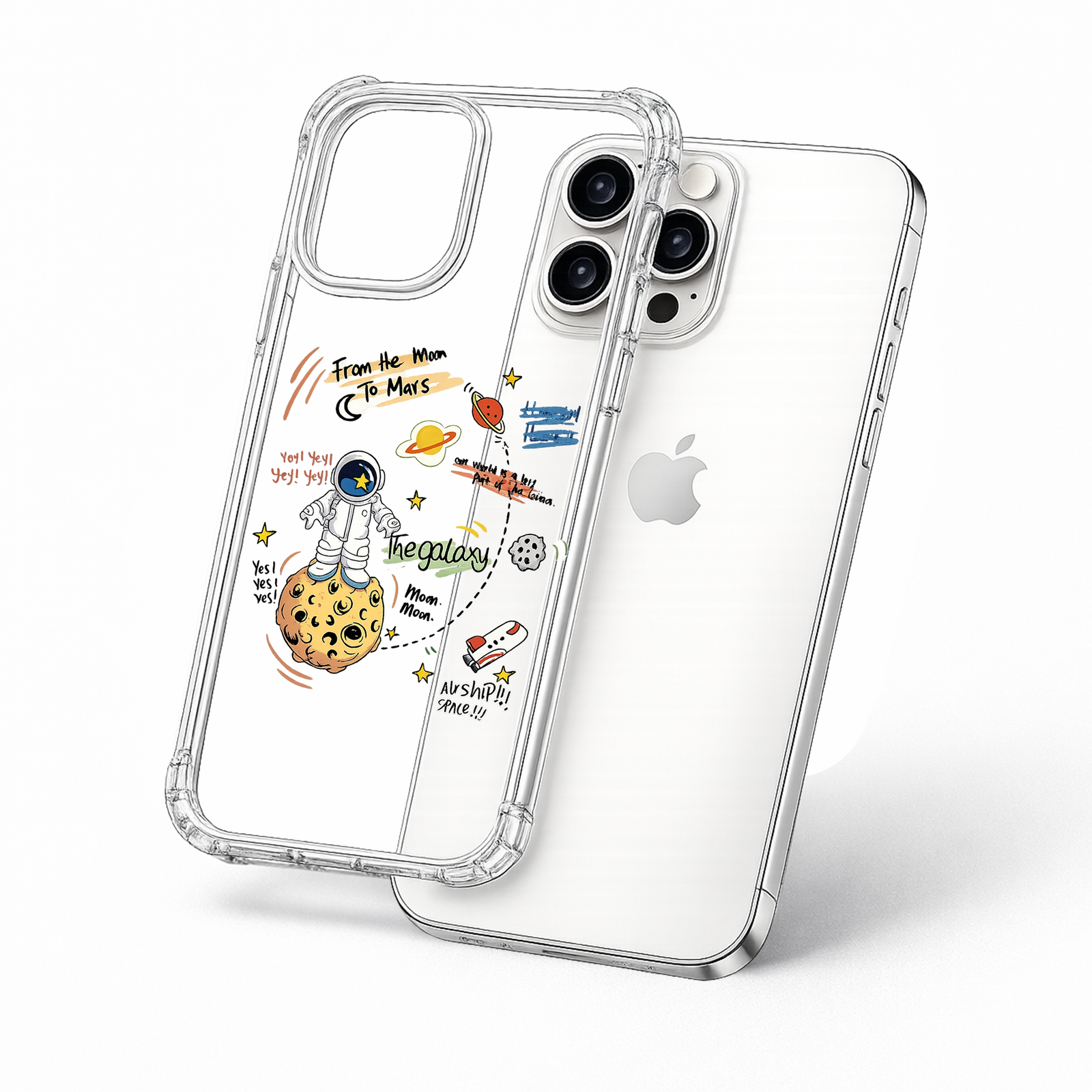 Space Astronaut iPhone Case , Samsung Case, Galaxy Phone Cover, Cute Cosmic MagSafe Case, Planet Universe Space Lover Gift