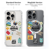 Adventure Travel iPhone Case , Samsung Case, Wanderlust Phone Cover, Travel Lover Gift, Explore the World MagSafe Case