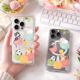 Cute Knitting Cat iPhone Case , Samsung Case, Kawaii Kitty Yarn Phone Cover, Cat Lover MagSafe Case, Cozy Craft Aesthetic Gift