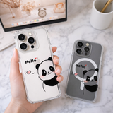 Cute Panda iPhone Case , Samsung Case, Kawaii Panda Bear Phone Cover, Cartoon Animal MagSafe Case, Adorable Gift for Panda Lovers