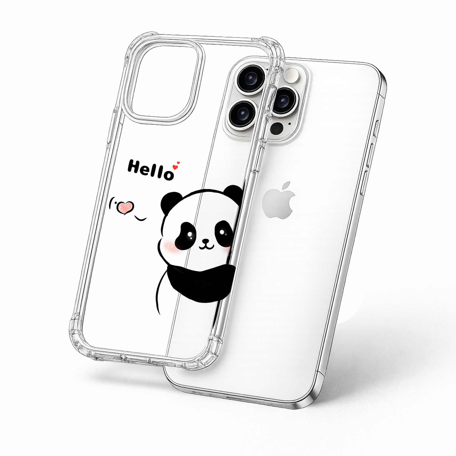 Cute Panda iPhone Case , Samsung Case, Kawaii Panda Bear Phone Cover, Cartoon Animal MagSafe Case, Adorable Gift for Panda Lovers