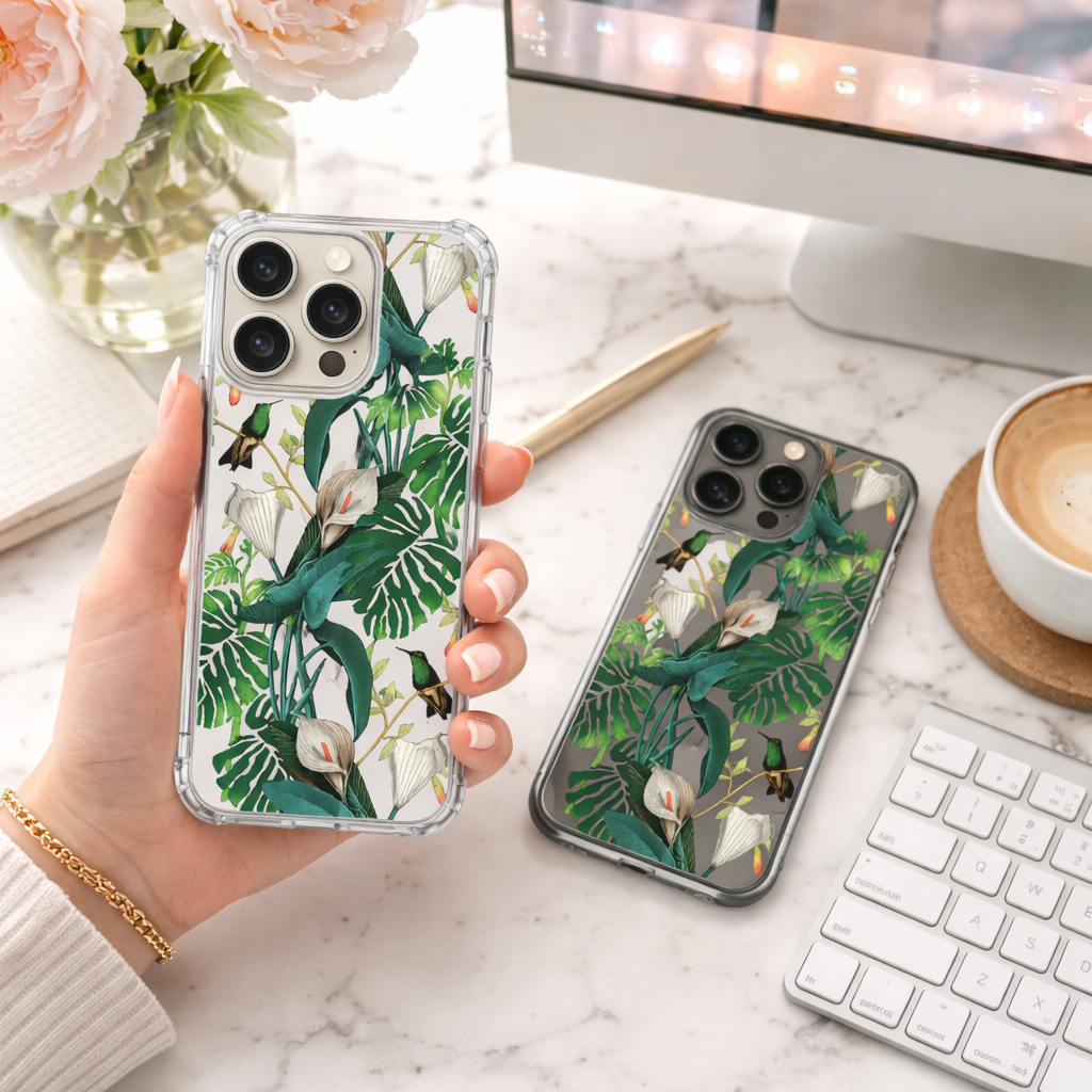 Tropical Leaf iPhone Case , Samsung Case, Monstera Botanical Phone Cover, Exotic Jungle MagSafe Case, Nature Inspired Gift