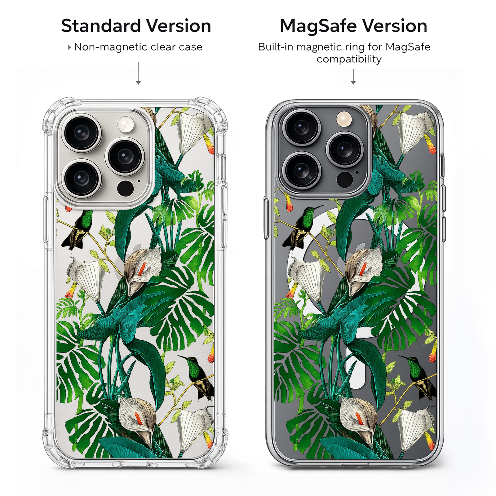 Tropical Leaf iPhone Case , Samsung Case, Monstera Botanical Phone Cover, Exotic Jungle MagSafe Case, Nature Inspired Gift