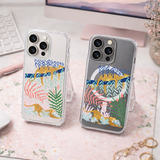 Leopard Jungle iPhone Case , Samsung Case, Tropical Wildlife Phone Cover, Exotic Animal Art, MagSafe Compatible